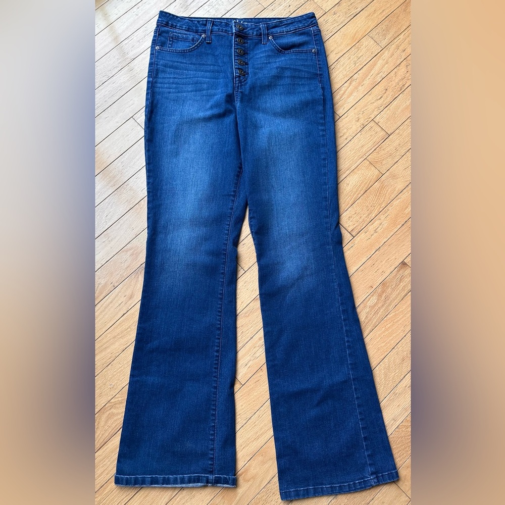 Style & Co. Dark Blue Flare Jeans